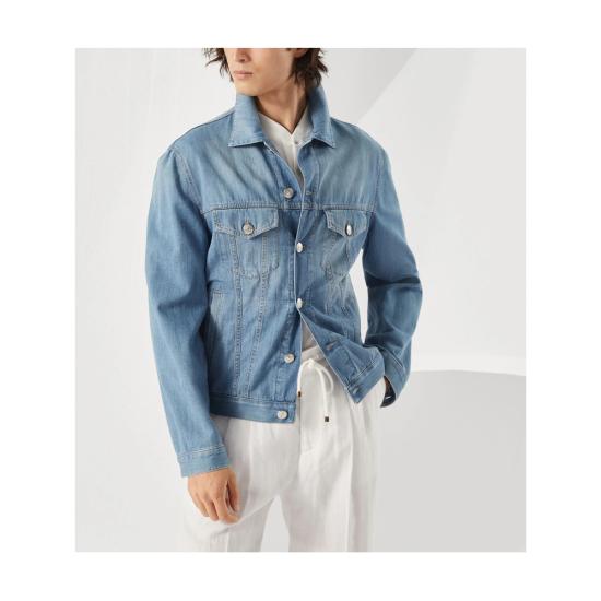 26SS 브루넬로 쿠치넬리 데님 자켓 ME6456909 C1470 BLUE - BRUNELLO CUCINELLI