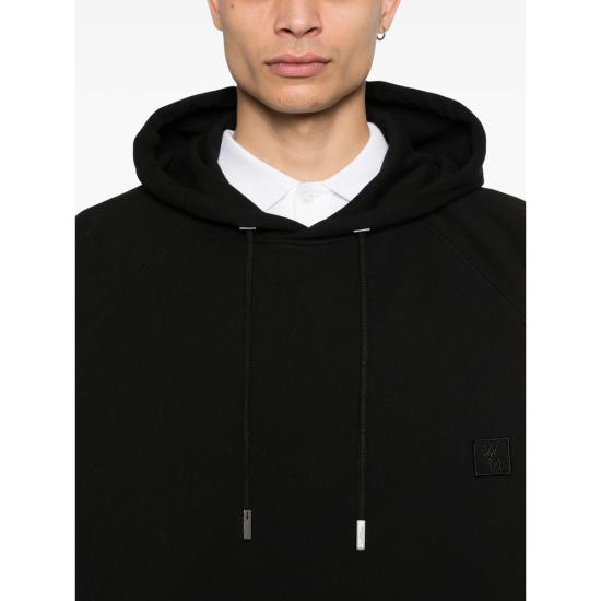 26SS 우영미 후드 티셔츠 W261TS37 741B BLACK - WOOYOUNGMI