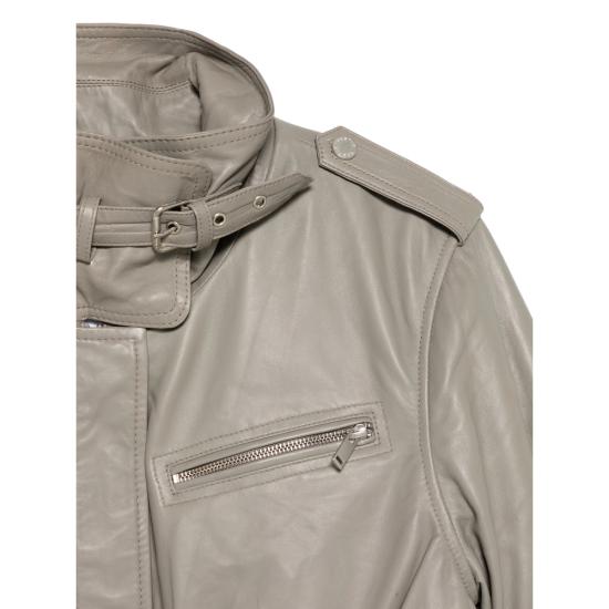 26SS 게스투즈 가죽 자켓 10910322 LEVA DKROC GREY - GESTUZ