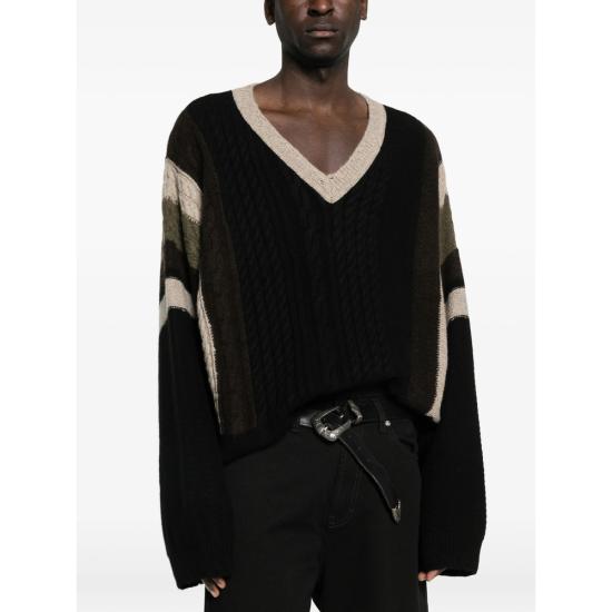 26SS 앙팡리쉬데프리메 니트웨어 080 257 BKMUL BLACK - ENFANTS RICHES DEPRIMES