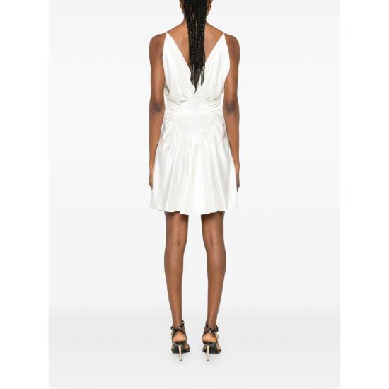 26SS 베르사체 원피스 1A05528 1024631 1W020 WHITE - VERSACE