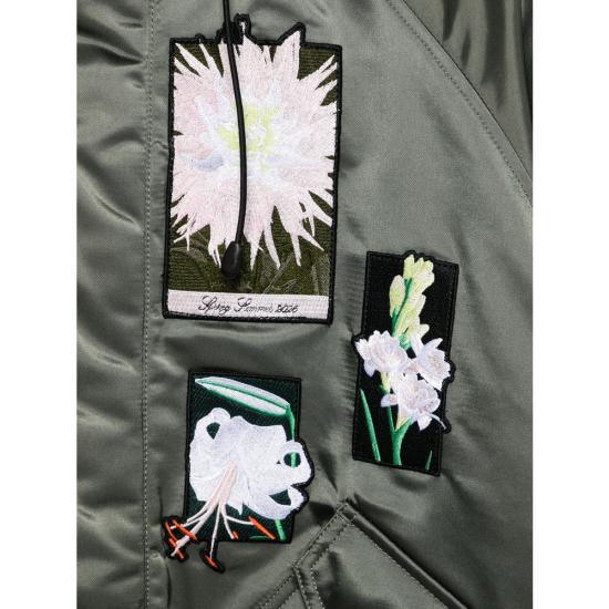 26SS 세실리아 반센 봄버 자켓 N 2B PATCH OS VIGRE GREEN - CECILIE BAHNSEN