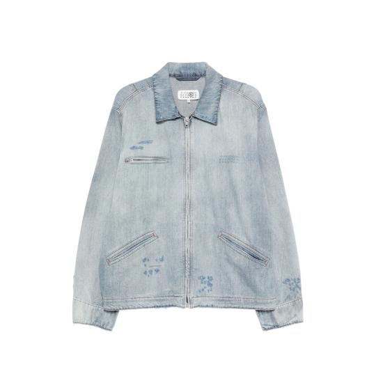 26SS MM6 메종마르지엘라 데님 자켓 M30055 SH0AM0082 962 BLUE