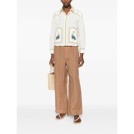 26SS 베이스레인지 스트레이트 팬츠 TRDO SL STOA OCULA BROWN - BASERANGE