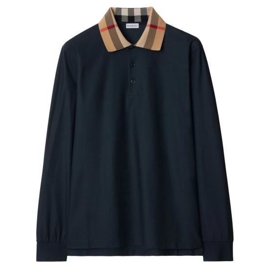 25FW 버버리 코튼 폴로셔츠 8098813 CODY LS B3590 BLUE