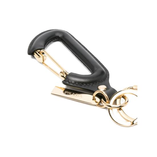 25FW 프라다 키링 1PP194 ASK F0002 BLACK GOLD - PRADA