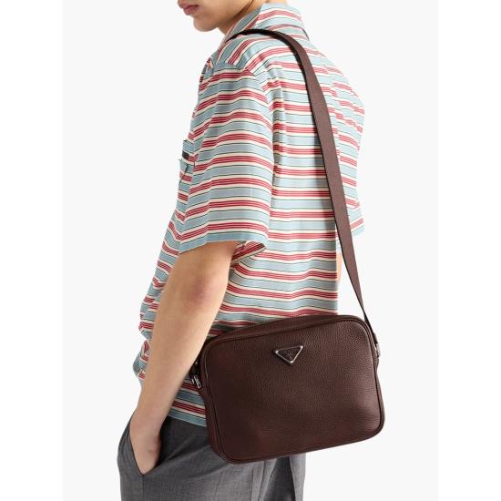 25FW 프라다 레더 숄더백 2VH189 2BBE F0038 BROWN - PRADA