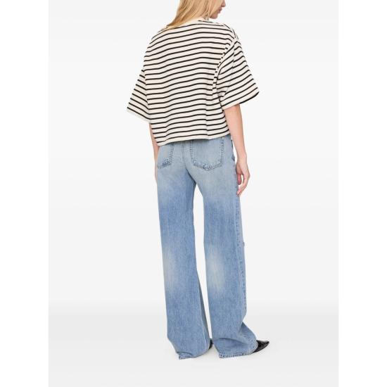 26SS 애니빙 탑 A 08 11431 MTL69 NEUTRALS BLACK - ANINE BING