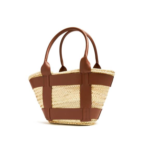 26SS 드멜리어 토트백 D91 SANTORINI NATAN NEUTRALS BROWN - DEMELLIER