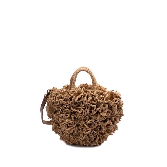 26SS 이벨리브 토트백 CORAL TEA BROWN