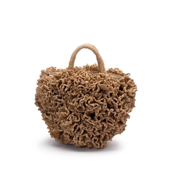 26SS 이벨리브 토트백 CORAL TEA BROWN - IBELIV