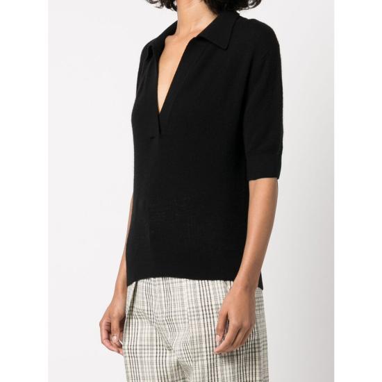 26SS 케이트 폴로 티셔츠 8787605 K605 200 BLACK - KHAITE