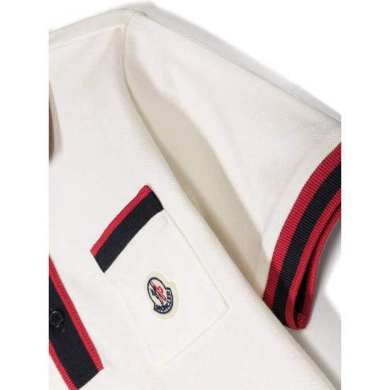 26SS [키즈] 몽클레어 폴로 셔츠 8496W 8A000 03 034 WHITE - MONCLER