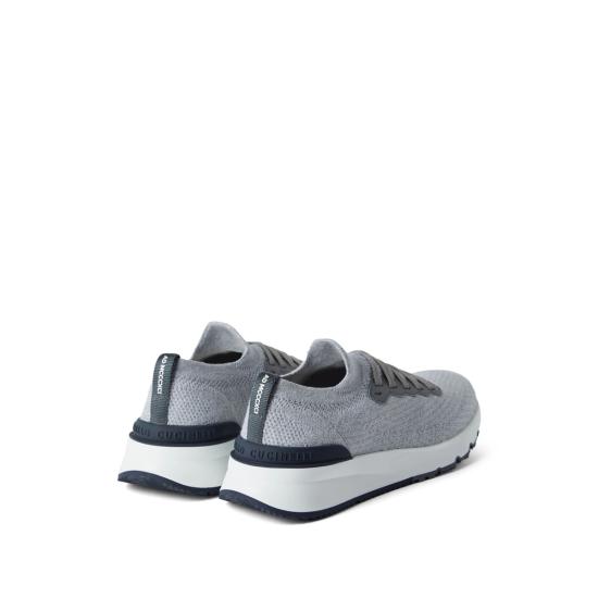 26SS 브루넬로 쿠치넬리 스니커즈 MZUPMB0252 CB308 GREY - BRUNELLO CUCINELLI