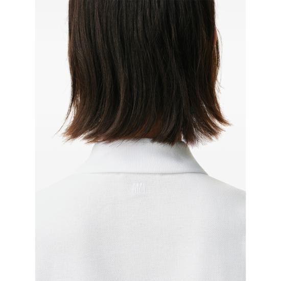 26SS 아미 폴로 티셔츠 BFUPL001 760 100 WHITE - AMI