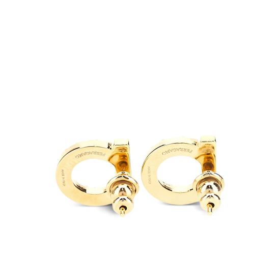 26SS 살바토레 페라가모 이어링 760125 0696581 CRORO METALLIC WHITE - SALVATORE FERRAGAMO