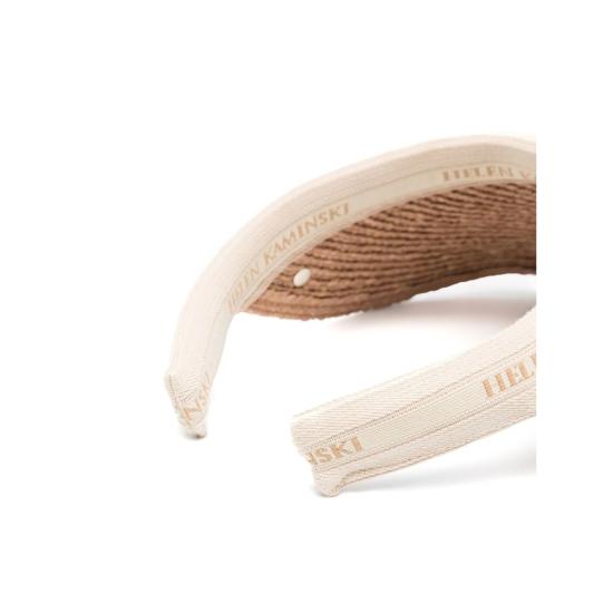 26SS 헬렌카민스키 비앙카 바이저 햇 HAT50265 BIANCA NOUNA NEUTRALS - HELEN KAMINSKI