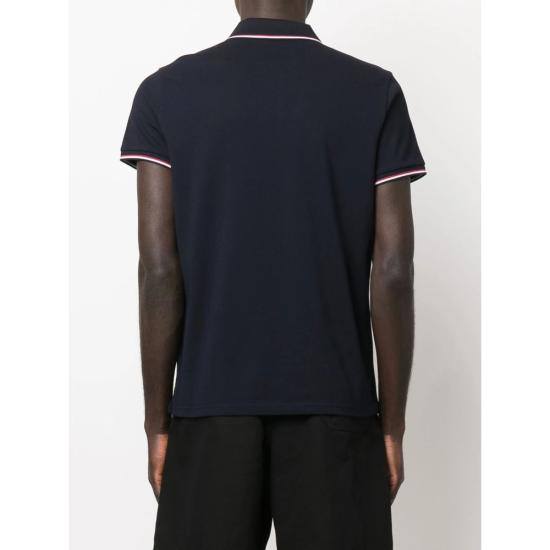 26SS 몽클레어 폴로 티셔츠 84556 8A703 00 77X BLUE - MONCLER