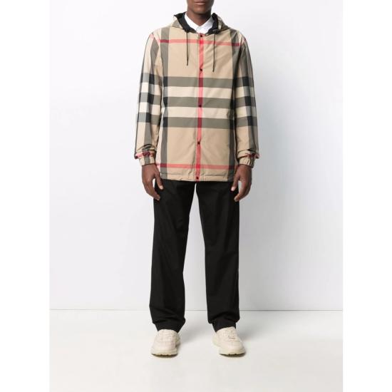 26SS 버버리 리버시블 체크 자켓 8043403 ELMHURST A1189 BLACK NEUTRALS - BURBERRY