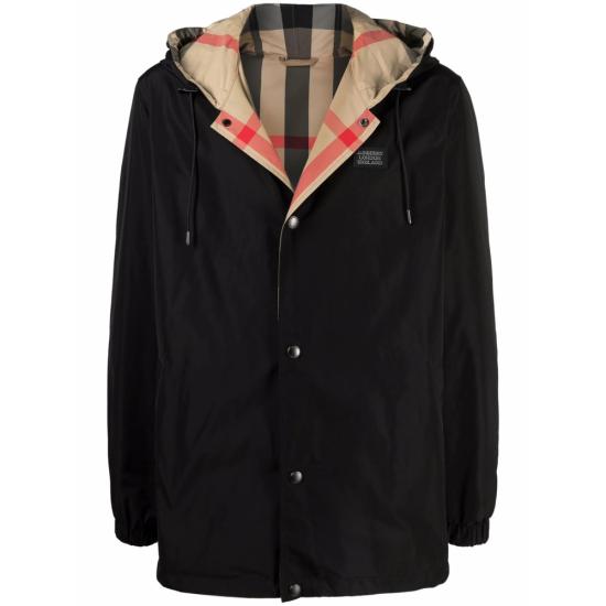 26SS 버버리 리버시블 체크 자켓 8043403 ELMHURST A1189 BLACK NEUTRALS