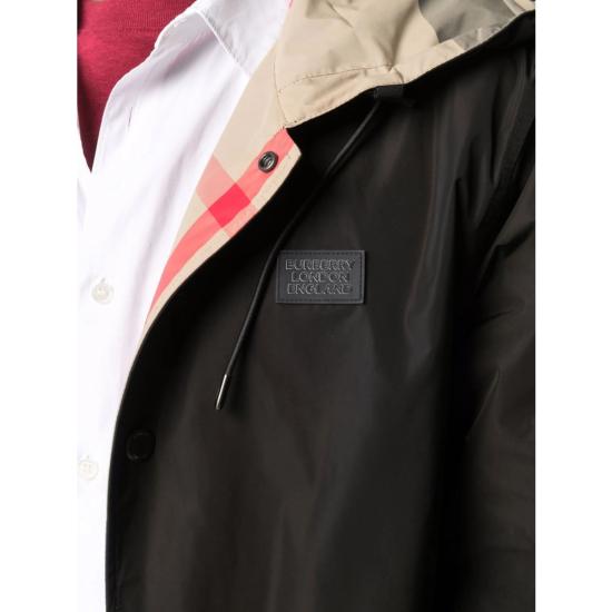 26SS 버버리 리버시블 체크 자켓 8043403 ELMHURST A1189 BLACK NEUTRALS - BURBERRY