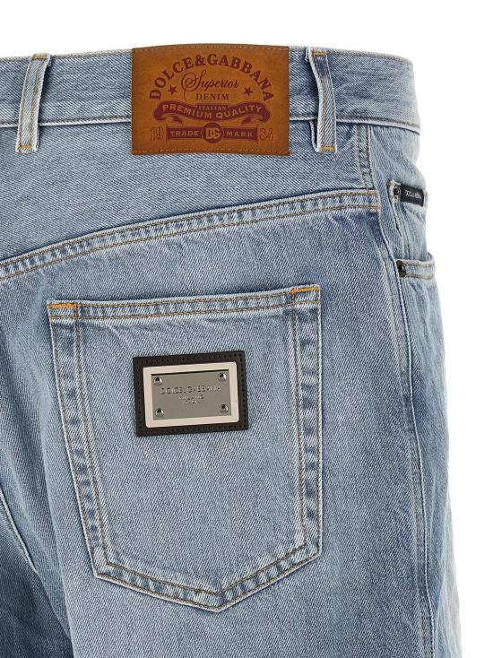 26SS 돌체앤가바나 숏팬츠 GP1T2DG8NU7S9001 Light Blue - DOLCE & GABBANA