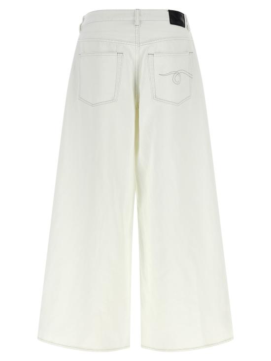 26SS 알13 데님 팬츠 R13WD219D451BWORNWHITETWILL White - R13