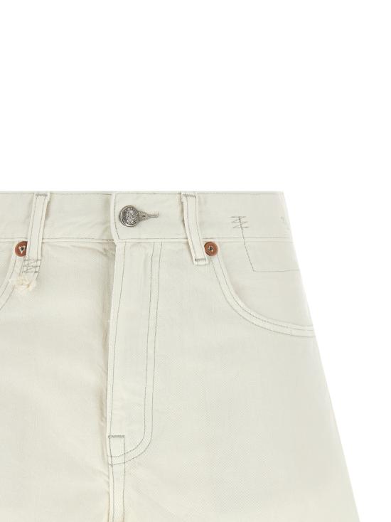 26SS 알13 숏팬츠 R13WD191D453CCEMENTWHITE White - R13