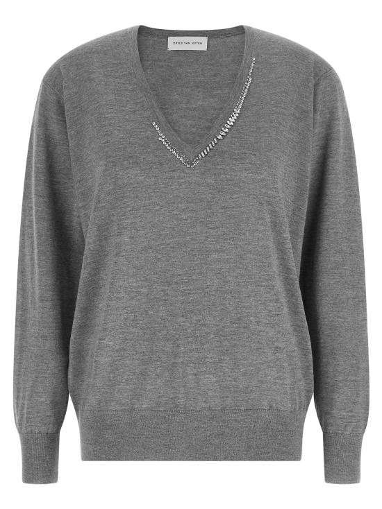 26SS 드리스 반 노튼 가디건 2610112043700802 Gray