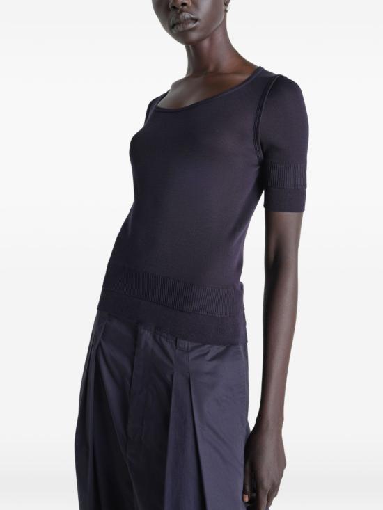 26SS 르메르 반팔 티셔츠 TS0025 LK1017980 Blue - LEMAIRE