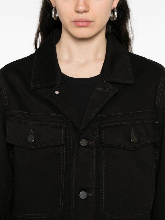 26SS 르메르 코튼 셔츠 자켓 OW1191 LD1055999 Black - LEMAIRE