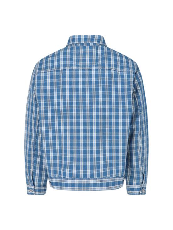 26SS 리바이스 자켓 A4820 0027 SUMMER CHECK TRUCKER Blue - LEVI'S