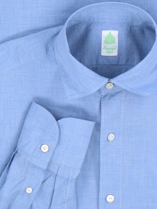 26SS 피나모레 셔츠 C0684 GAETA LUIGI 05 Blue - FINAMORE