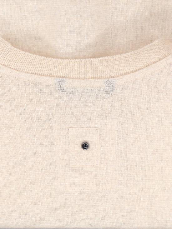 26SS 화이트샌드 반팔 티셔츠 26SU40 657 04 Beige - WHITE SAND