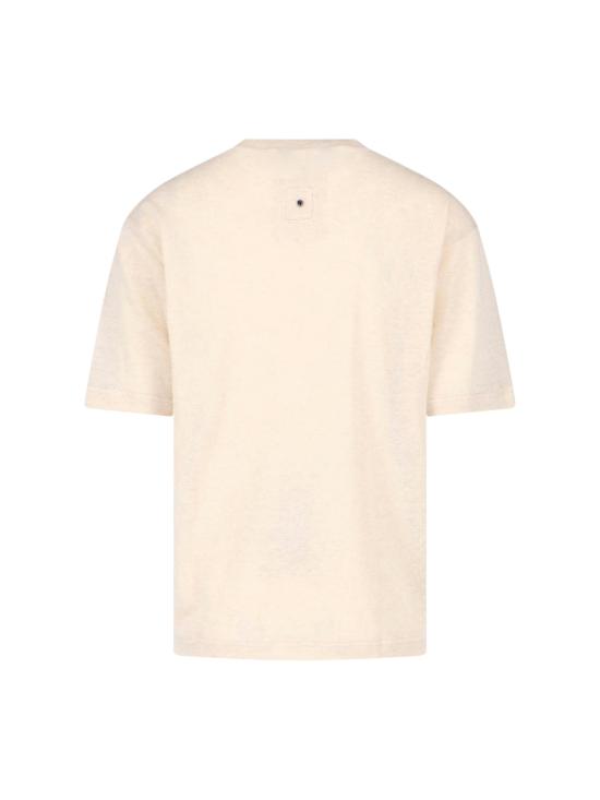 26SS 화이트샌드 반팔 티셔츠 26SU40 657 04 Beige - WHITE SAND