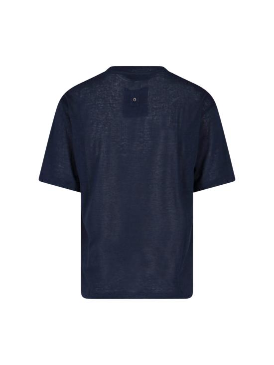 26SS 화이트샌드 반팔 티셔츠 26SU40 657 037 Blue - WHITE SAND