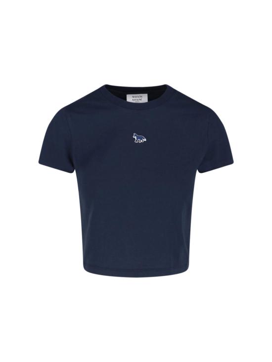 26SS 메종키츠네 베이비 폭스 베이비 티셔츠 MW00105KJ7026 0413 Blue