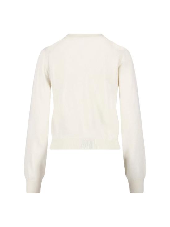 26SS 메종키츠네 베이비 폭스 메리노 레귤러 점퍼 PW00801KT1181 0383 White - MAISON KITSUNE