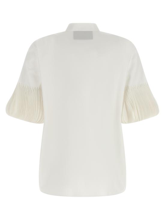 26SS 발렌티노 가라바니 블라우스 B0AA0G55A60BO White - VALENTINO GARAVANI