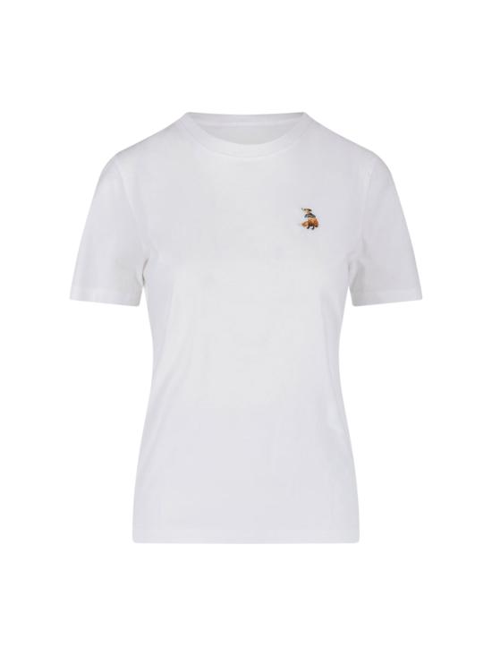 26SS 메종키츠네 드리밍 폭스 레귤러 티셔츠 QW00109KJ7026 P100 White