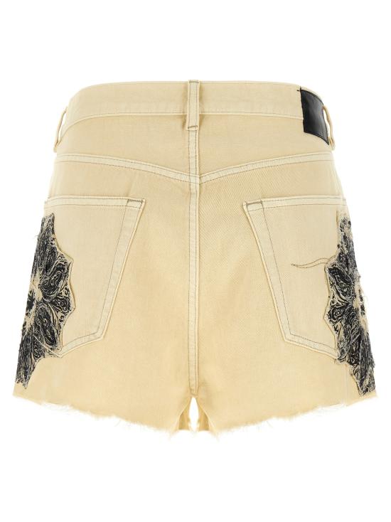 26SS 알13 숏팬츠 R13WD191D446BECRUBANDANAAPPLIQUE Beige - R13