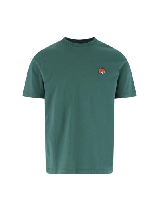 26SS 메종키츠네 폭스 헤드 레귤러 티셔츠 PM00107KJ7026 P399 Green