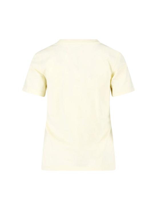 26SS 메종키츠네 폭스 헤드 레귤러 폴로 티셔츠 PW00113KJ7026 0424 Yellow - MAISON KITSUNE