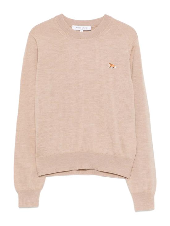 26SS 메종키츠네 베이비 폭스 메리노 레귤러 점퍼 PW00801KT1181 0429 Beige