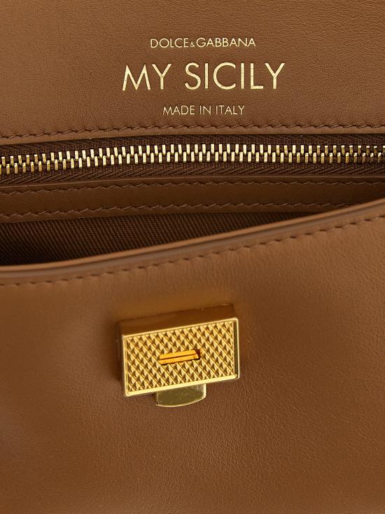 26SS 돌체앤가바나 마이 시실리 핸드백 BB7864B73218Z093 Brown - DOLCE & GABBANA