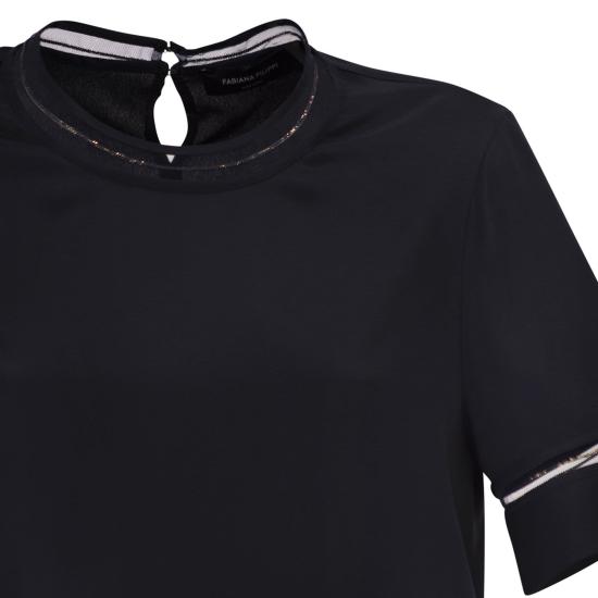 26SS 파비아나 필리피 탑 TPD266F289 NIGHT BLUE - FABIANA FILIPPI