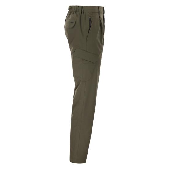 26SS 에르노 스트레이트 팬츠 PT000076U MILITARY GREEN - HERNO