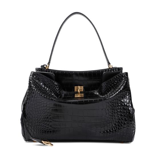 26SS 발렌시아가 로데오 미디움 핸드백 789772 2AA5L 1000 BLACK - BALENCIAGA