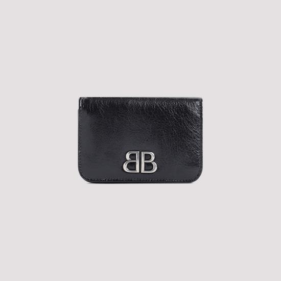 26SS 발렌시아가 명함지갑 765631 2AAYP 1000 BLACK - BALENCIAGA