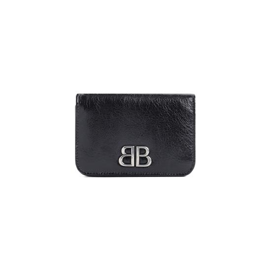 26SS 발렌시아가 명함지갑 765631 2AAYP 1000 BLACK - BALENCIAGA